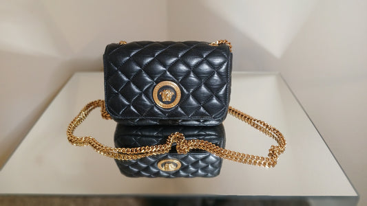 Versace Quilted Leather Clutch